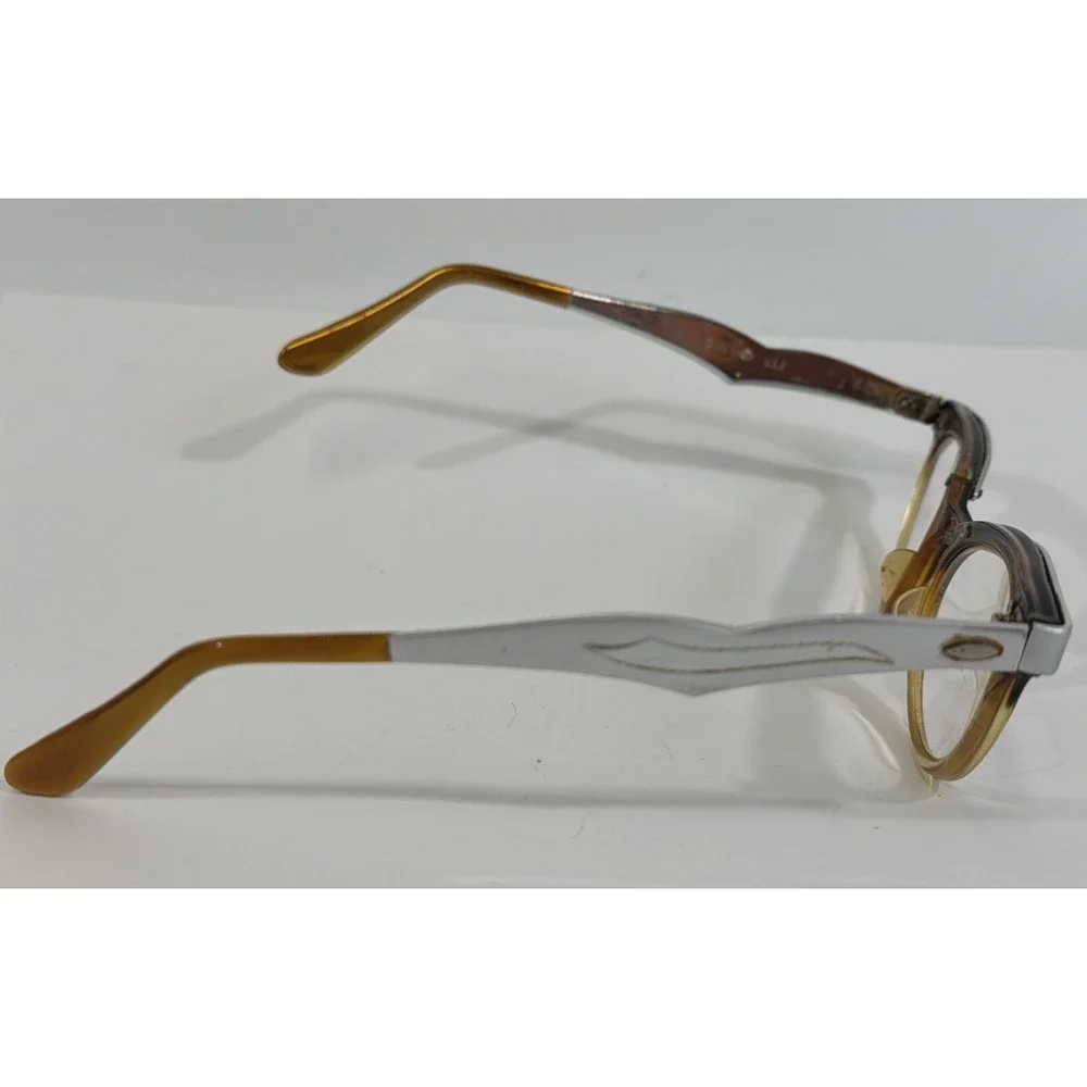 ALUMINUM Eyeglass FRAMES - - 1960'S RETRO Lady's-VINTAGE 5.5